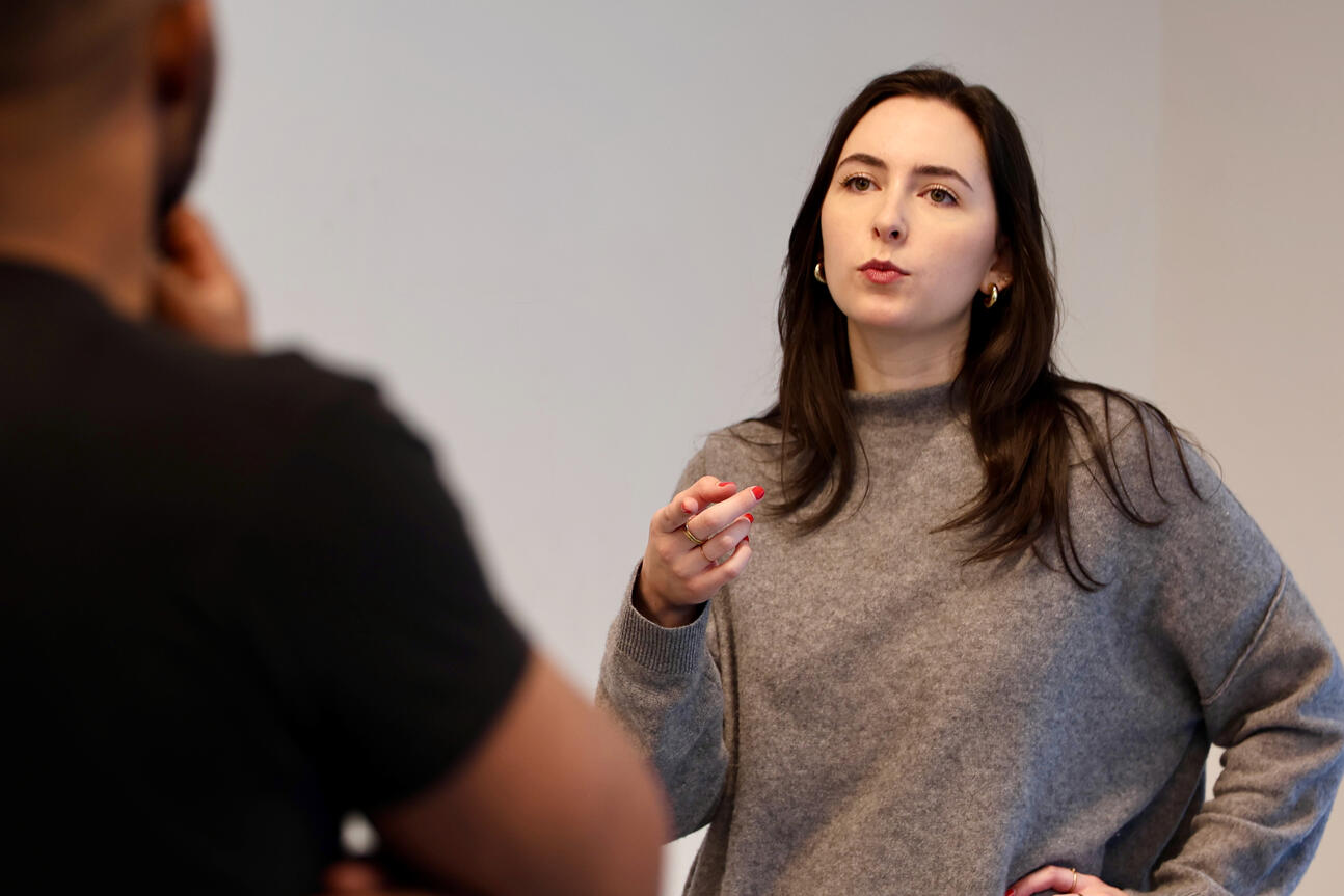 June Moon in development June Moon cast and creative team in rehearsal and presentation, New York (photo 5 of 6)